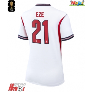 Inglaterra Eberechi Eze #21 Primera Equipación Mujer Mundial 2026 Manga Corta